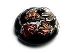 11834002 - Copper Shadow Lentil Focal Bead