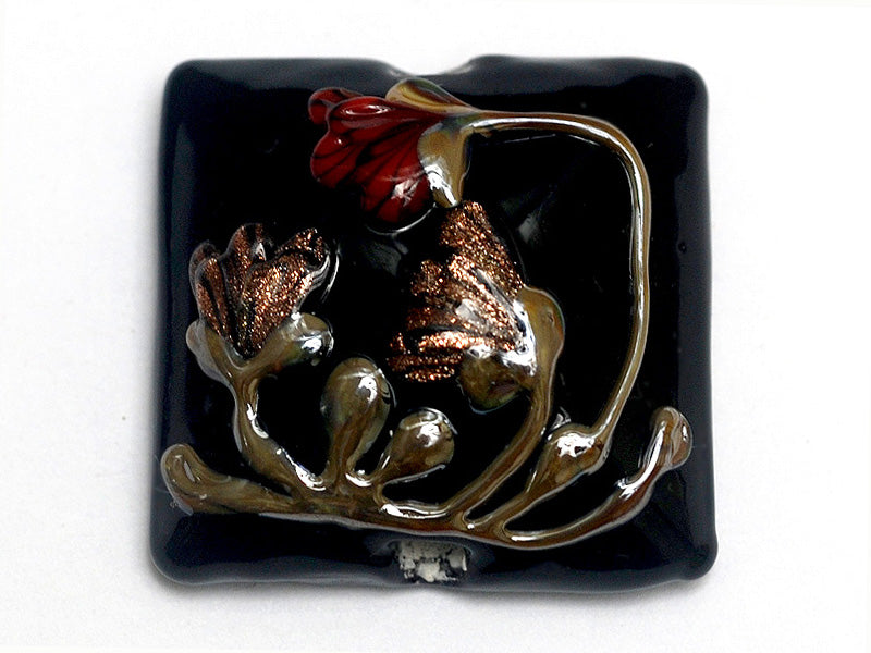 grace lampwork beads artisan handmade glass beads SRA