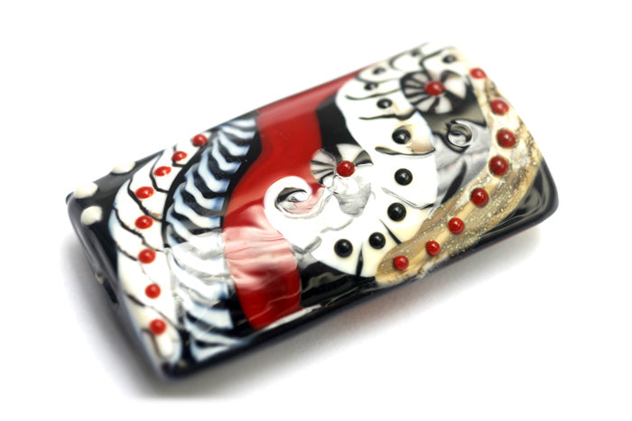 grace lampwork beads artisan handmade glass beads SRA