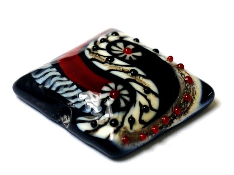grace lampwork beads artisan handmade glass beads SRA