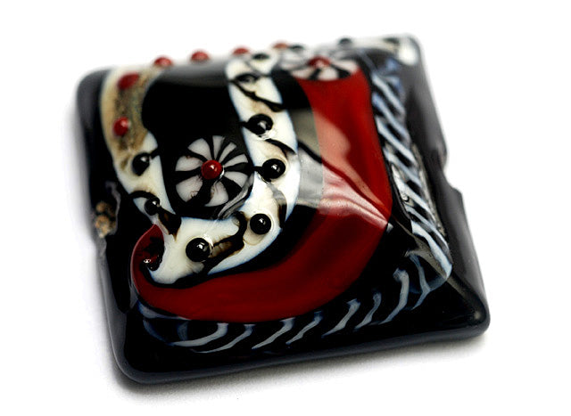grace lampwork beads artisan handmade glass beads SRA
