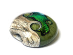 11834202 - Olivine Lentil Focal Bead