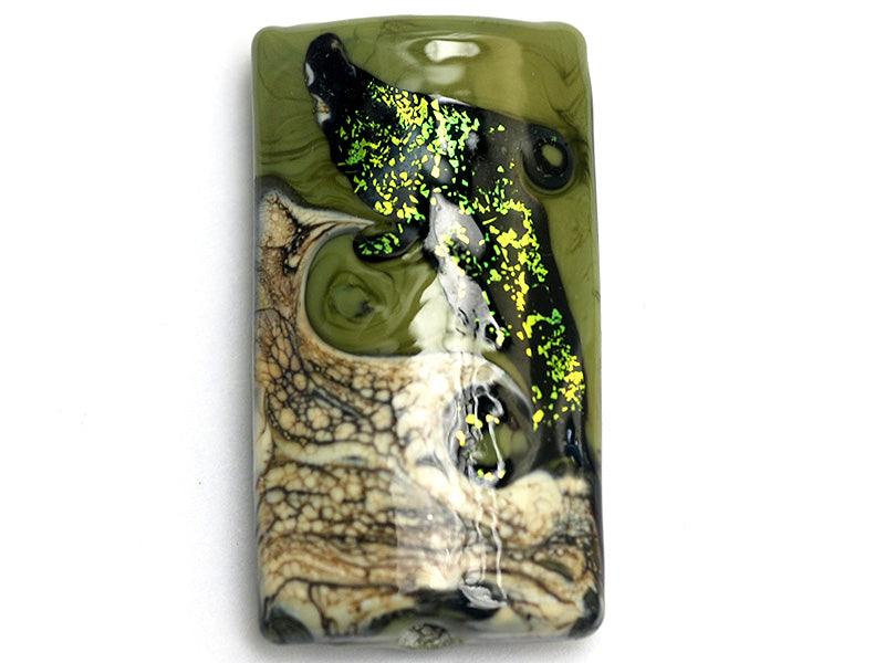 11834203 - Olivine Kalera Focal Bead