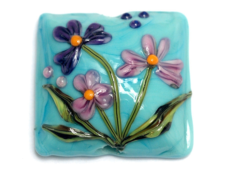 grace lampwork beads artisan handmade glass beads SRA