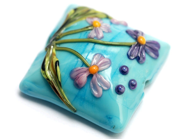 grace lampwork beads artisan handmade glass beads SRA