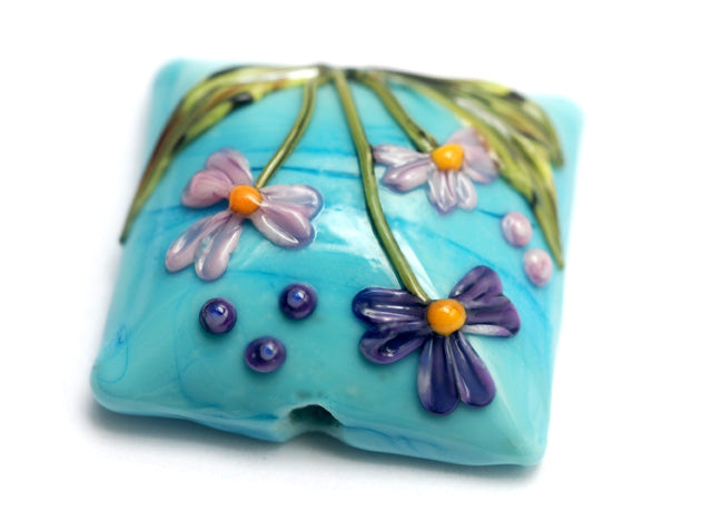 grace lampwork beads artisan handmade glass beads SRA