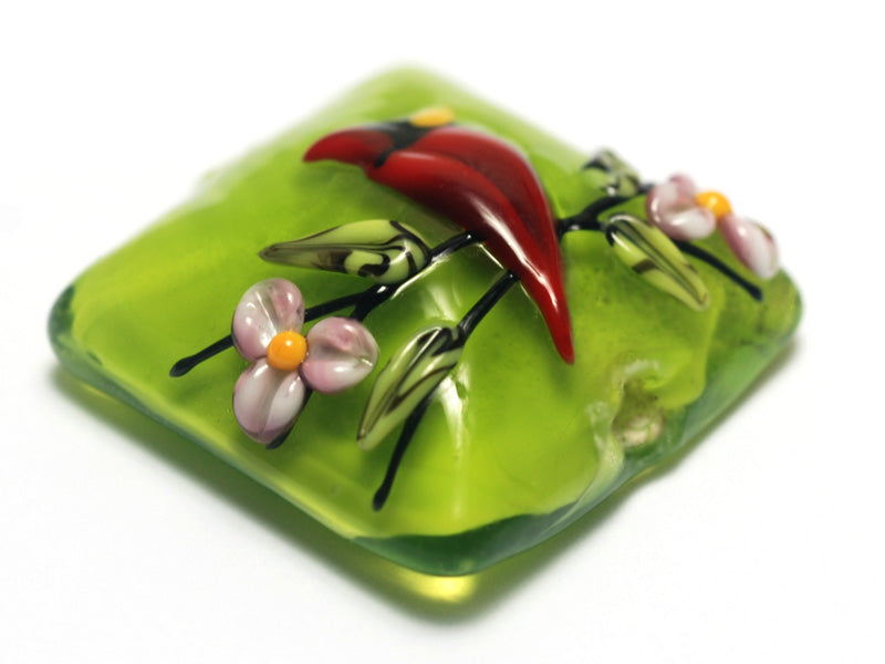 grace lampwork beads artisan handmade glass beads SRA