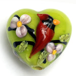 11834405 - Spring Red Cardinal Heart