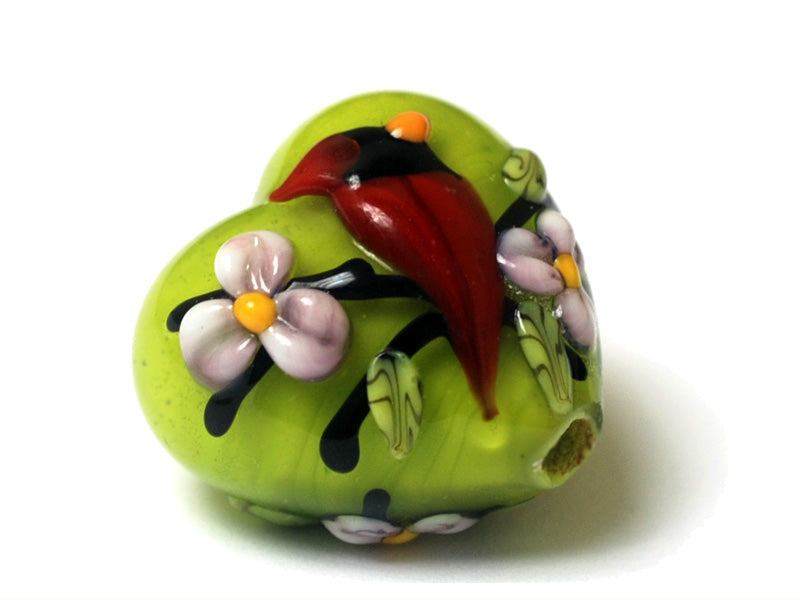 11834405 - Spring Red Cardinal Heart