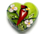 11834425 - Spring Red Cardinal Heart (Large)