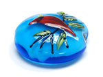 11834502 - Summer Red Cardinal Lentil Focal Bead