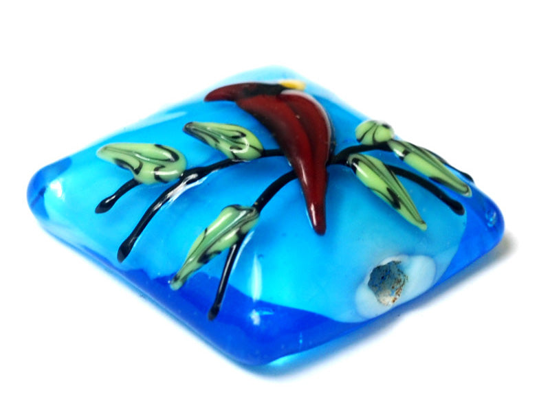 11834504 - Summer Red Cardinal Pillow Focal Bead