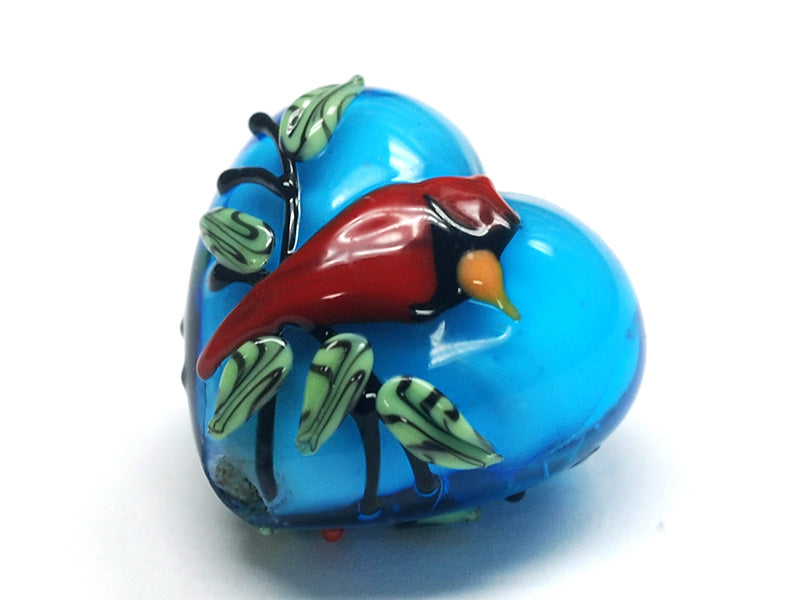 11834505 - Summer Red Cardinal Heart