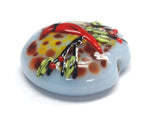 11834602 - Autumn Red Cardinal Lentil Focal Bead