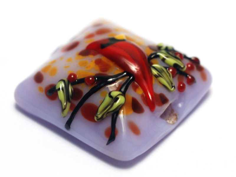 grace lampwork beads artisan handmade glass beads SRA