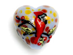 11834605 - Autumn Red Cardinal Heart