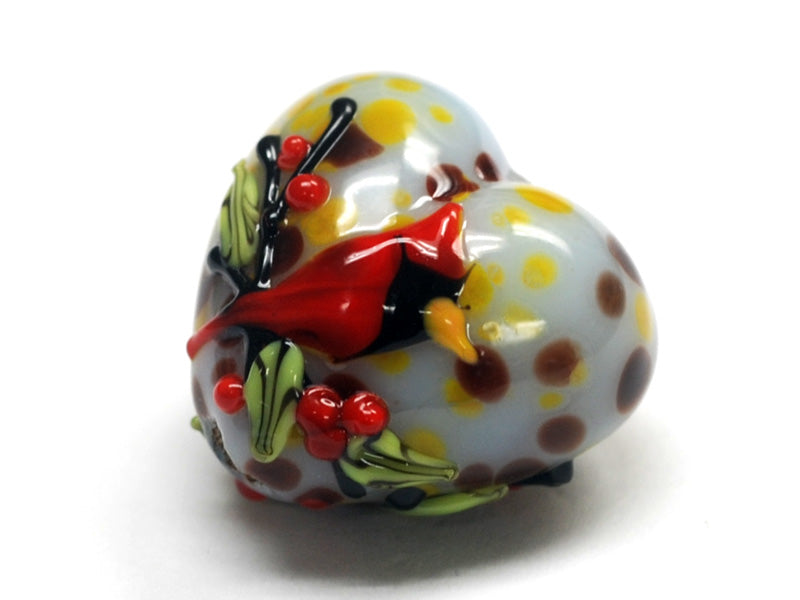 11834605 - Autumn Red Cardinal Heart