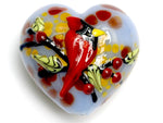11834625 - Autumn Red Cardinal Heart (Large)