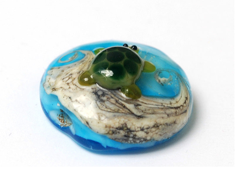 11834702 - Turtle Cove Lentil Focal Bead
