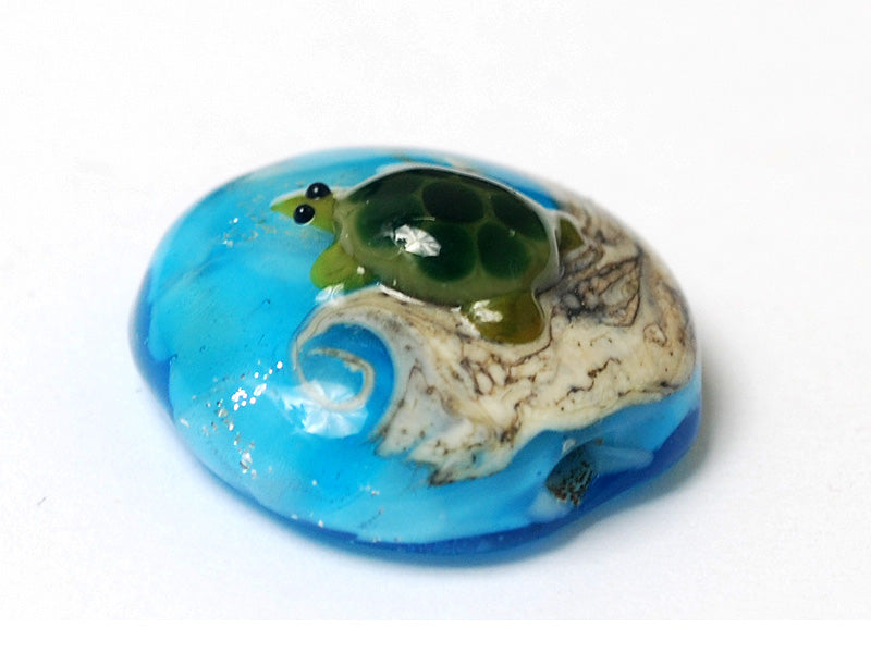 11834702 - Turtle Cove Lentil Focal Bead