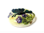 11834902 - Green Sparkle Garden Butterfly Lentil Focal Bead