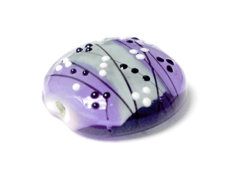 11835302 - Lilac Tea Party Lentil Focal Bead
