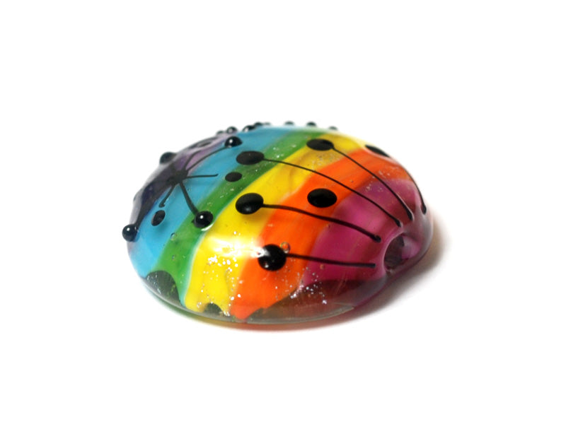 11835902 - Rainbow Balloons Lentil Focal Bead