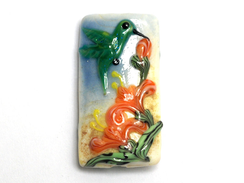 11836203 - Hawaiian Hummingbird Kalera Focal Bead