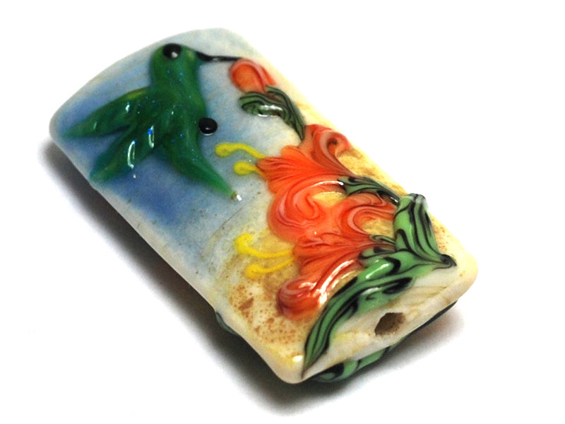 11836203 - Hawaiian Hummingbird Kalera Focal Bead