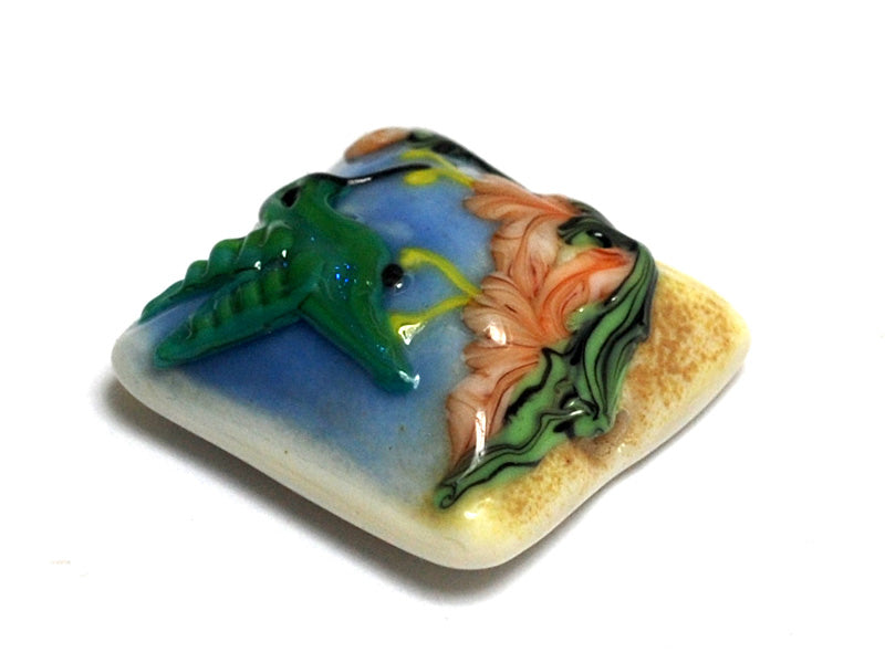 11836204 - Hawaiian Hummingbird Pillow Focal Bead