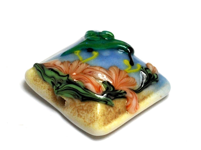 11836204 - Hawaiian Hummingbird Pillow Focal Bead