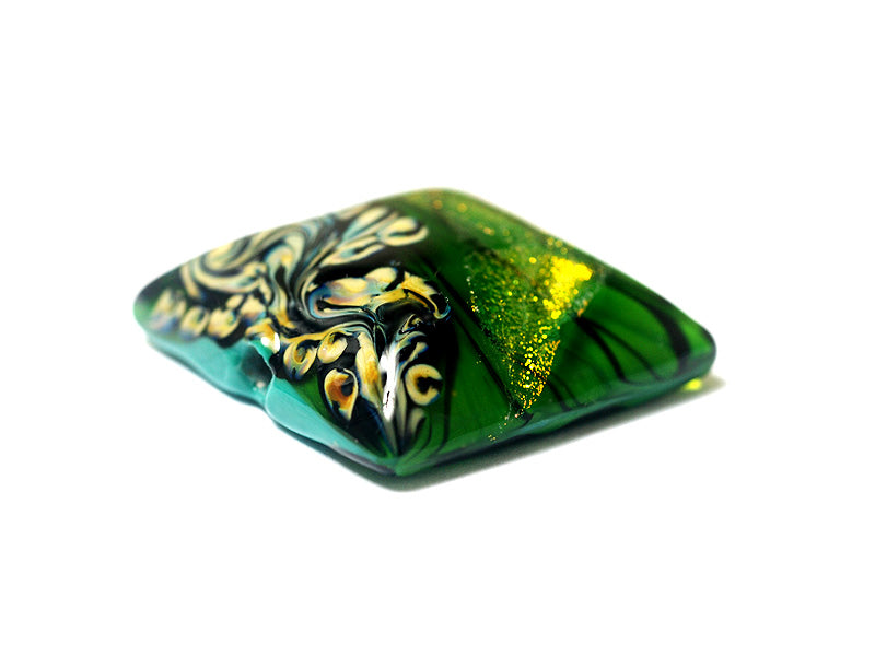 11836304 - Herbal Garden Shimmer Pillow Focal Bead