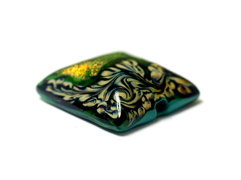 11836304 - Herbal Garden Shimmer Pillow Focal Bead