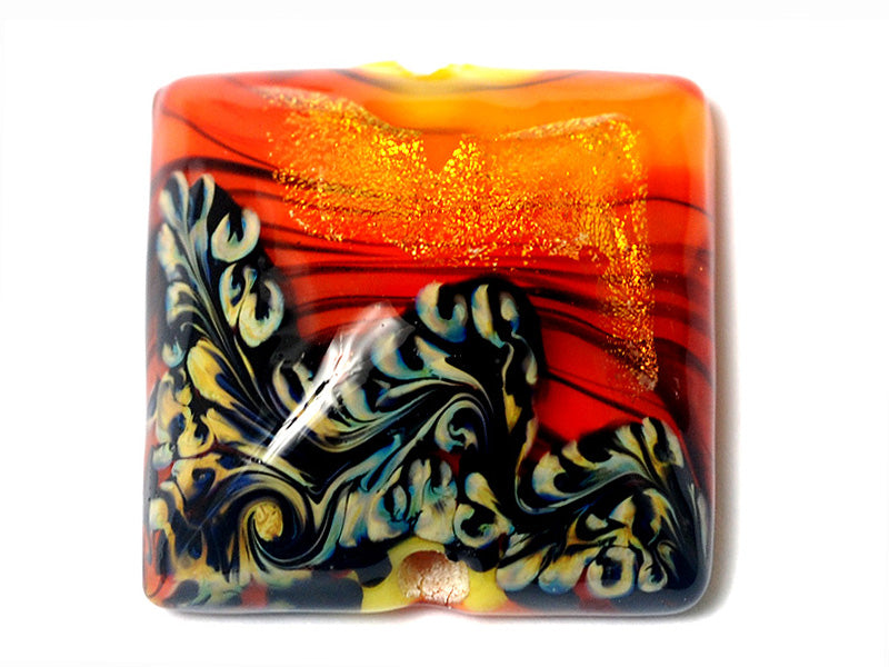 11836504 - Bonfire Shimmer Pillow Focal Bead