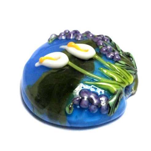 11836802 - Calla Lily Lake Lentil Focal Bead