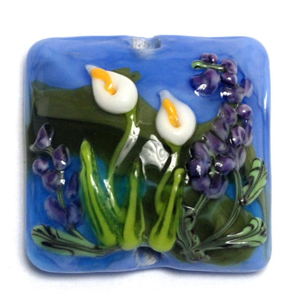 11836804 - Calla Lily Lake Pillow Focal Bead
