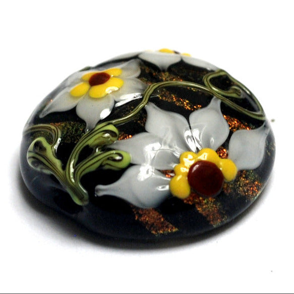 11836902 - Hazel's Elegance Lentil Focal Bead