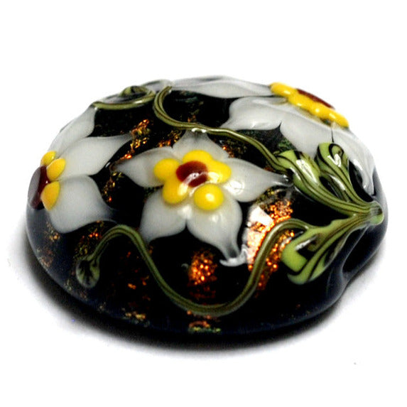 11836902 - Hazel's Elegance Lentil Focal Bead