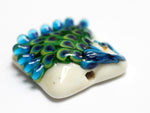 11837204 -Pretty Peacock Pillow Focal Bead