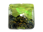 11837304 - Spring Green Shimmer Pillow Focal Bead