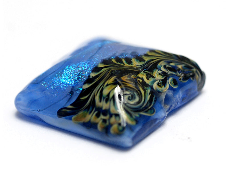 11837504 - Arctic Blue Shimmer Pillow Focal Bead