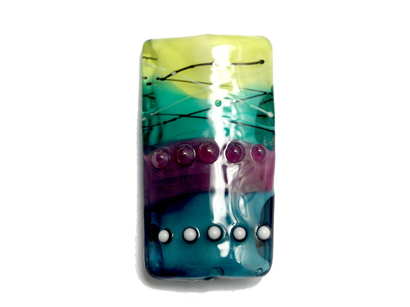 11837703 - Begonia Stripes Kalera Focal Bead