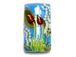 11837803 - Red Calla Lily Lake Kalera Focal Bead