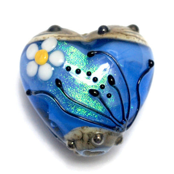 11838405 - Arctic Blue Florals Heart