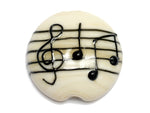 11838802 - Musical Notes Lentil Focal Bead
