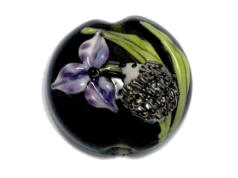 11839102 - Iris and Critter Lentil Focal Bead