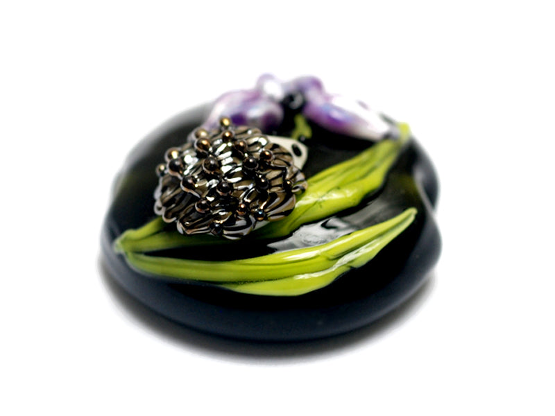 11839102 - Iris and Critter Lentil Focal Bead