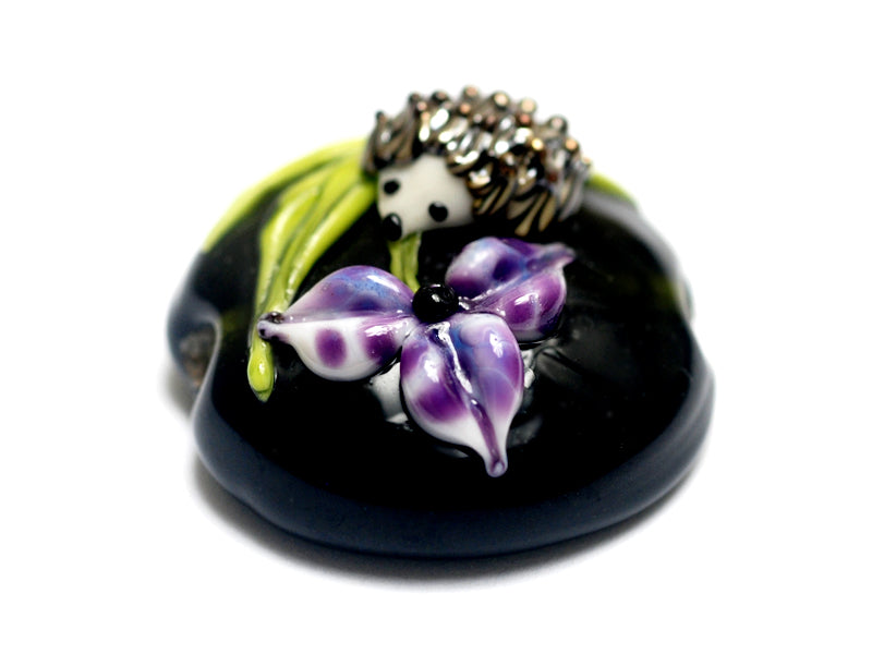 11839102 - Iris and Critter Lentil Focal Bead
