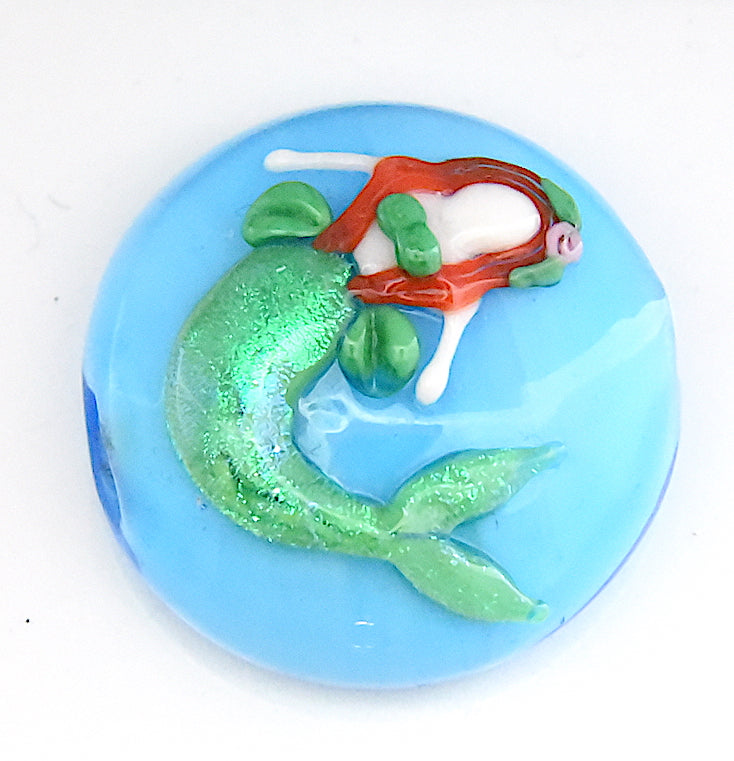 Mermaid Lentil Focal Bead