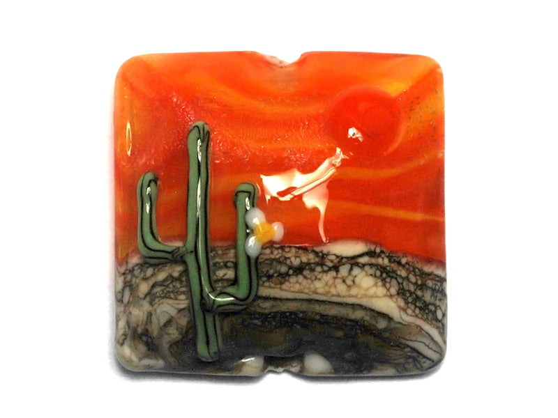 11839404 - Cactus Sunset Pillow Focal Bead
